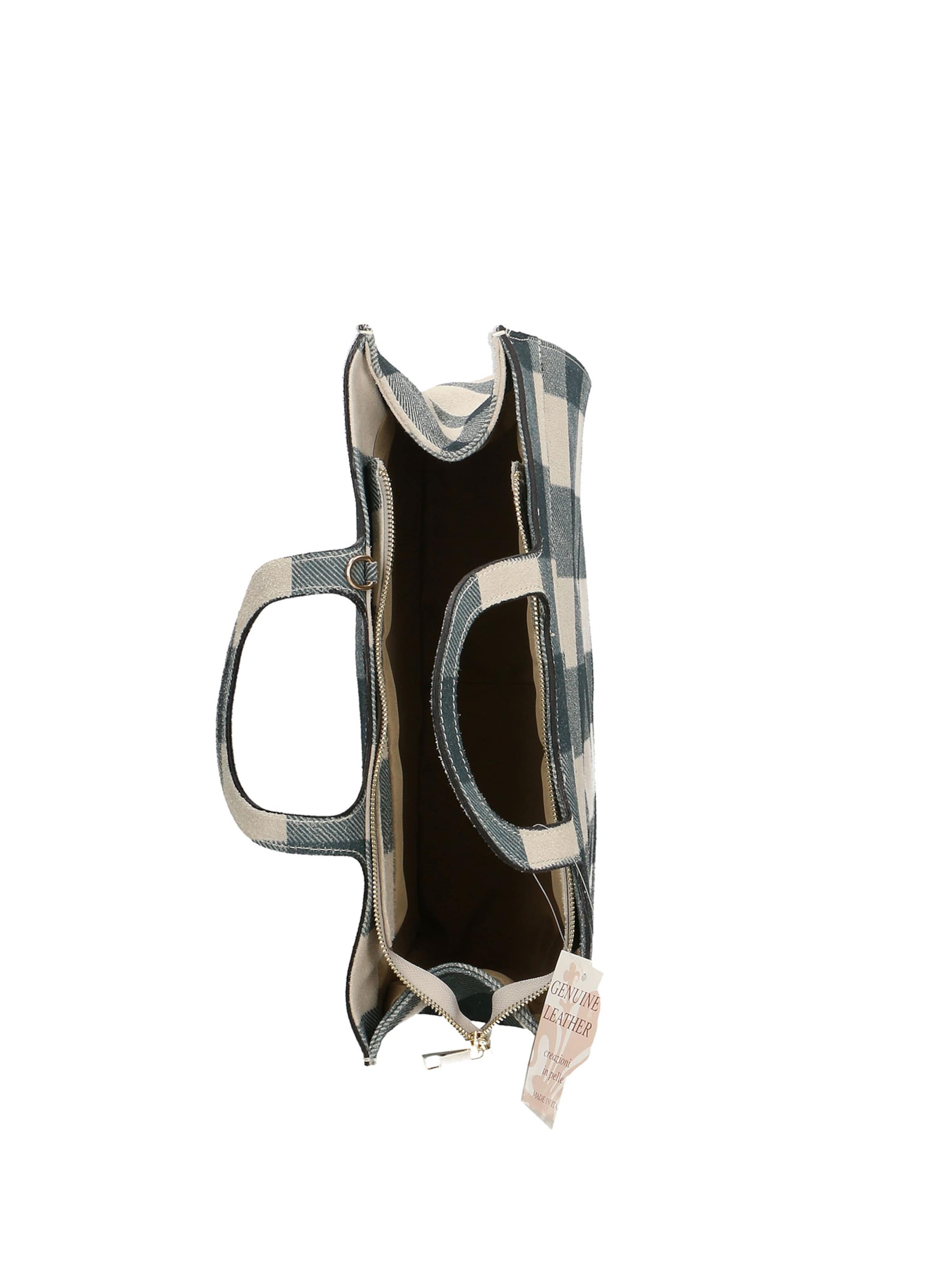 Borsa a mano 'Borsa a Mano Donna Ivy Design Vera Pelle Scamosciata Made in Italy' di Gave Lux in beige