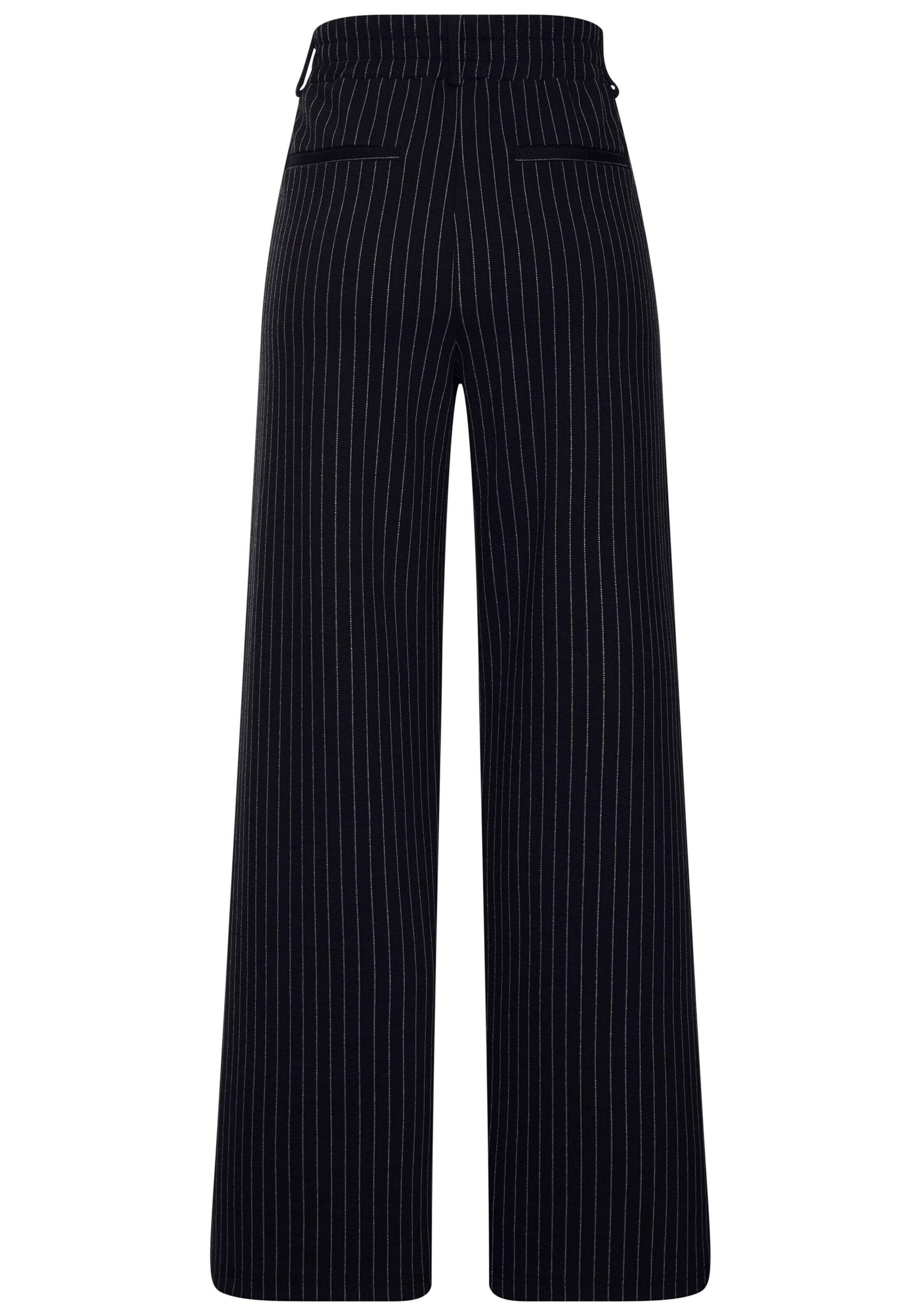 LASCANA Loose fit Pleat-Front Pants in Black