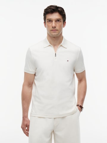 TOMMY HILFIGER Shirt 'INTERLOCK' in Beige: front