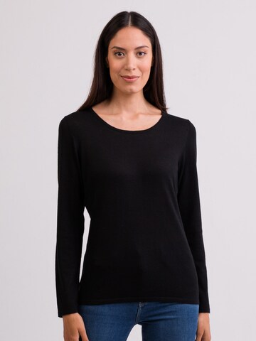 Pullover di CASH-MERE.CH in nero: frontale
