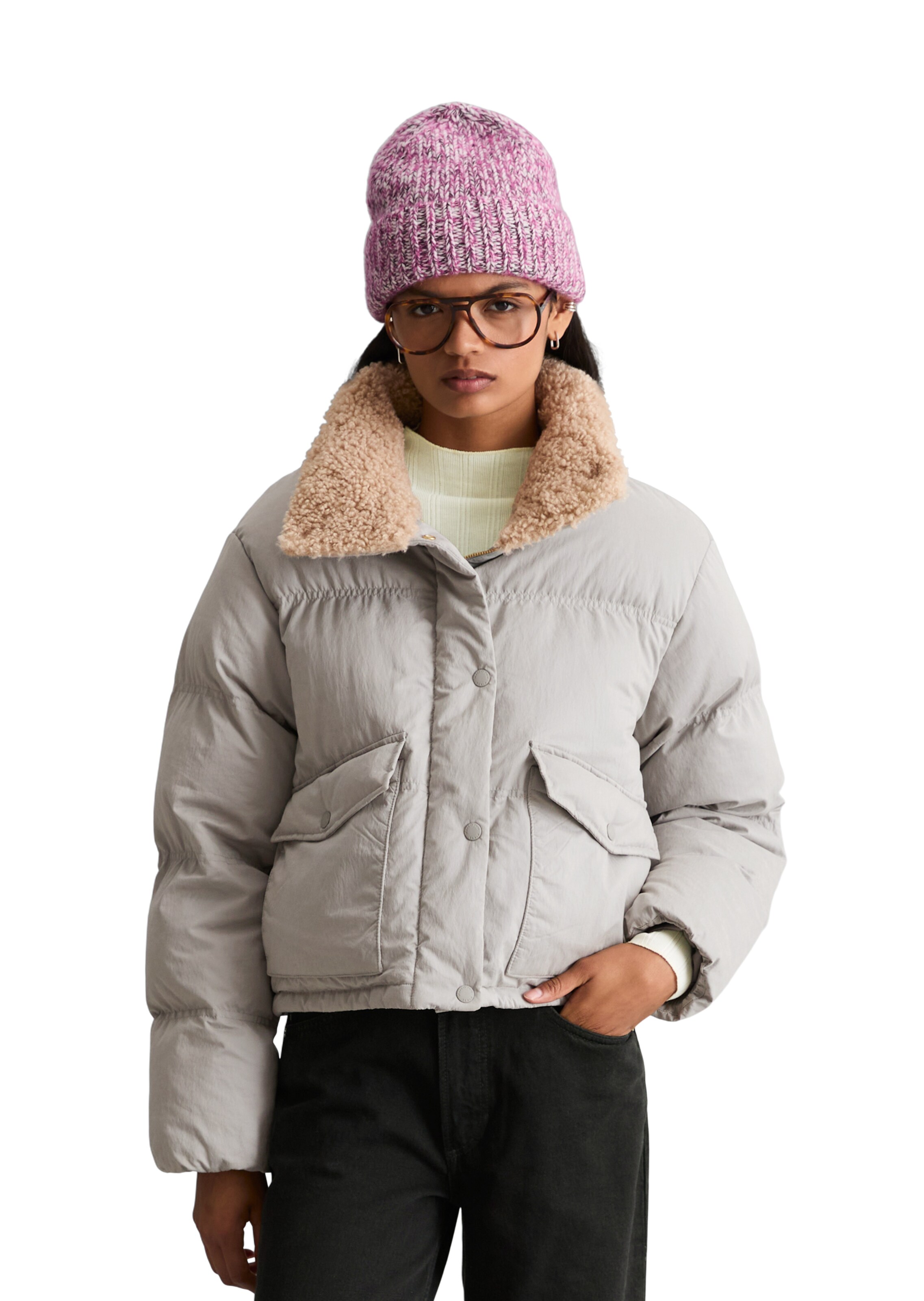Veste d’hiver Marc O'Polo DENIM en gris : devant
