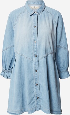 Robe 'Hannah' Free People en bleu : devant