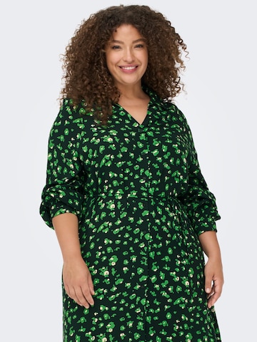 ONLY Carmakoma Shirt Dress in Green