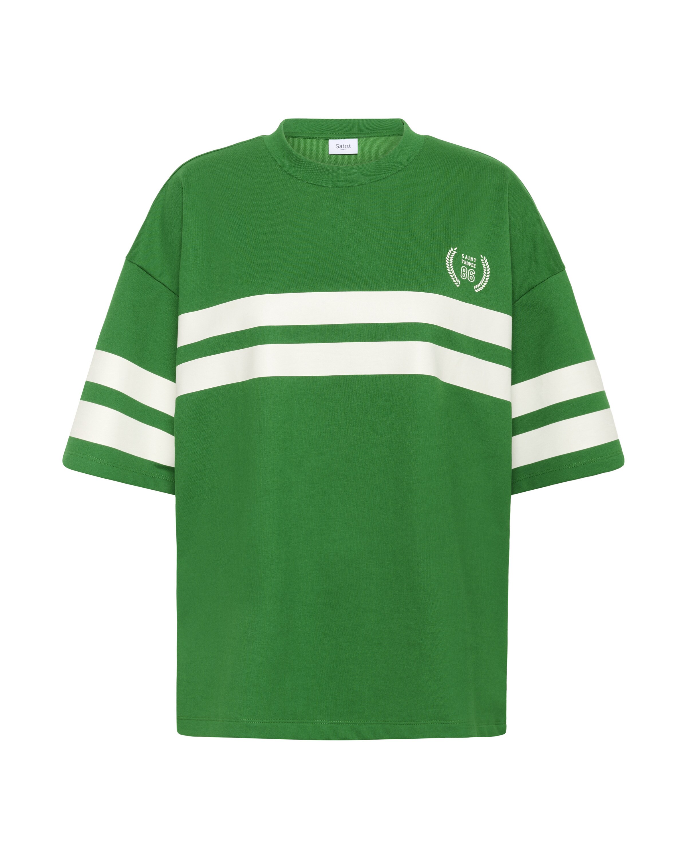 SAINT TROPEZ Shirt 'Zalina' in Groen: voorkant