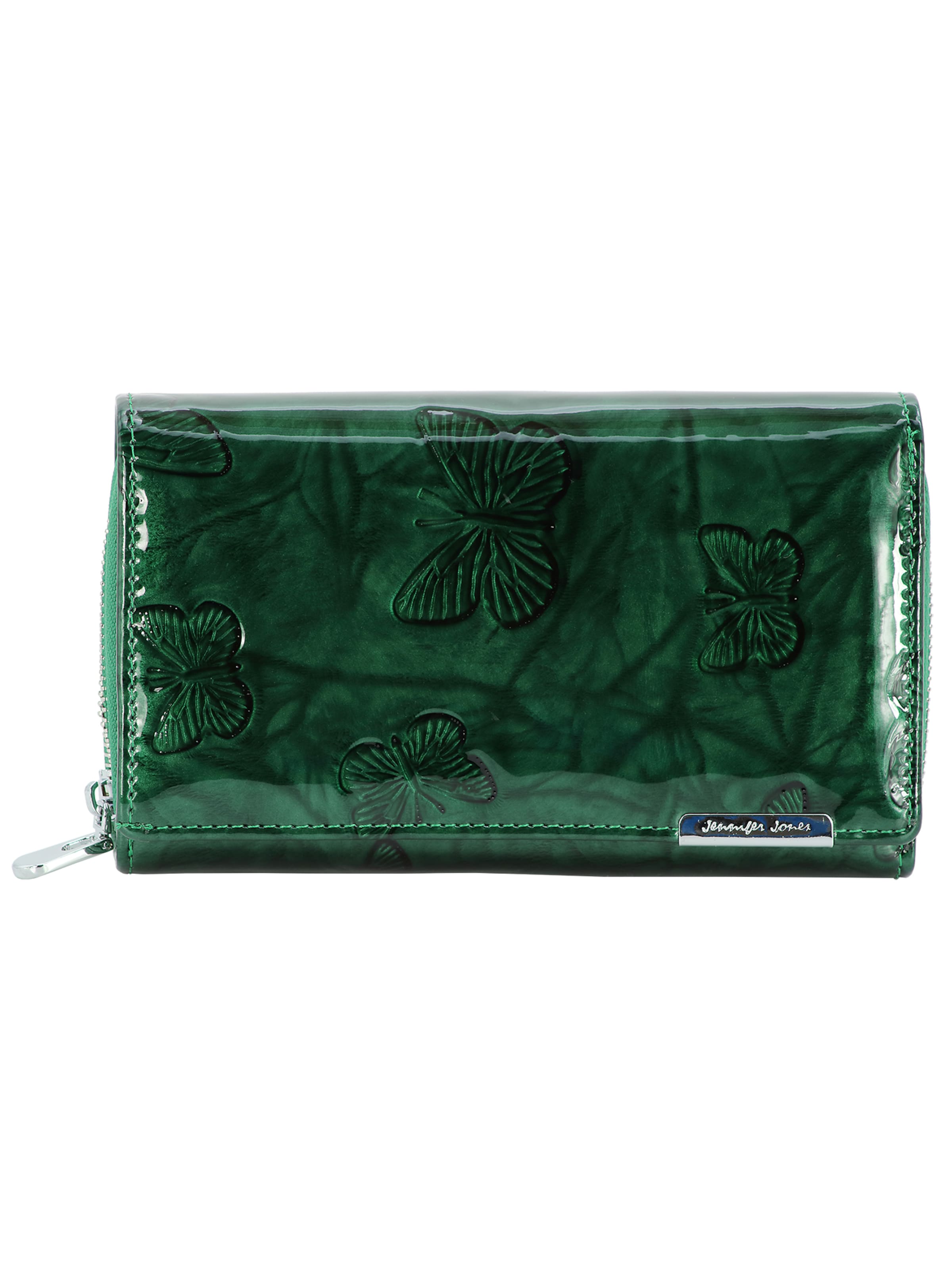 Jennifer Jones Wallet in Green: front
