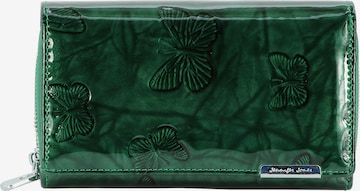 Jennifer Jones Wallet in Green: front