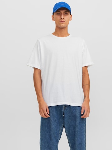 JACK & JONES T-shirt 'Under' i vit: framsida