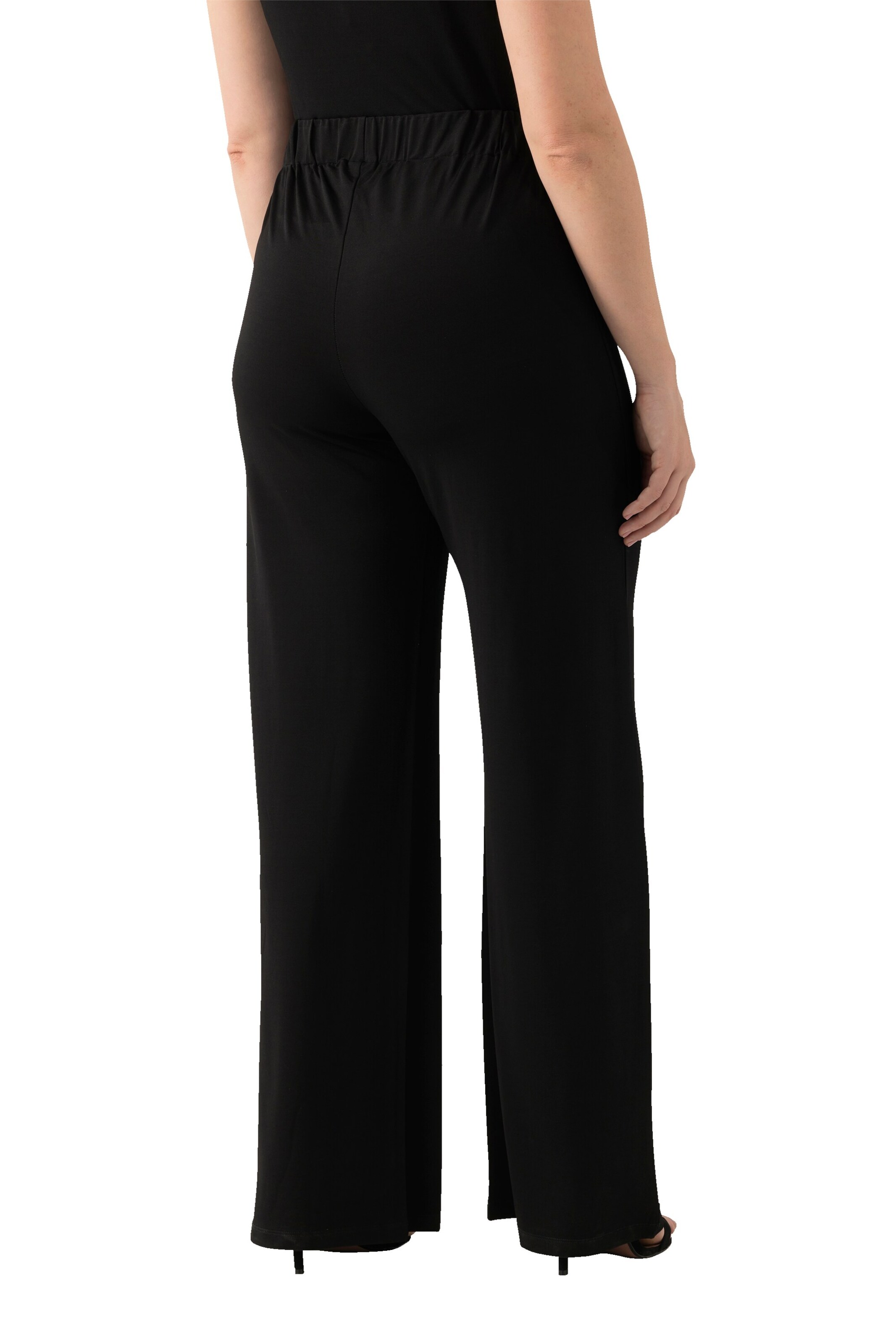 Ulla Popken Wide leg Trousers in Black