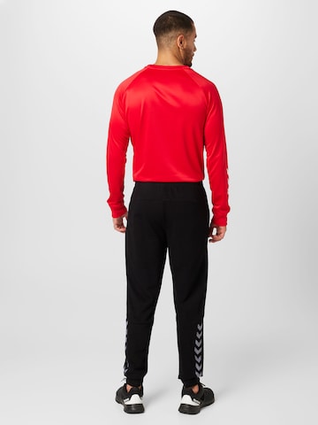 Hummel Tapered Sportbroek in Zwart