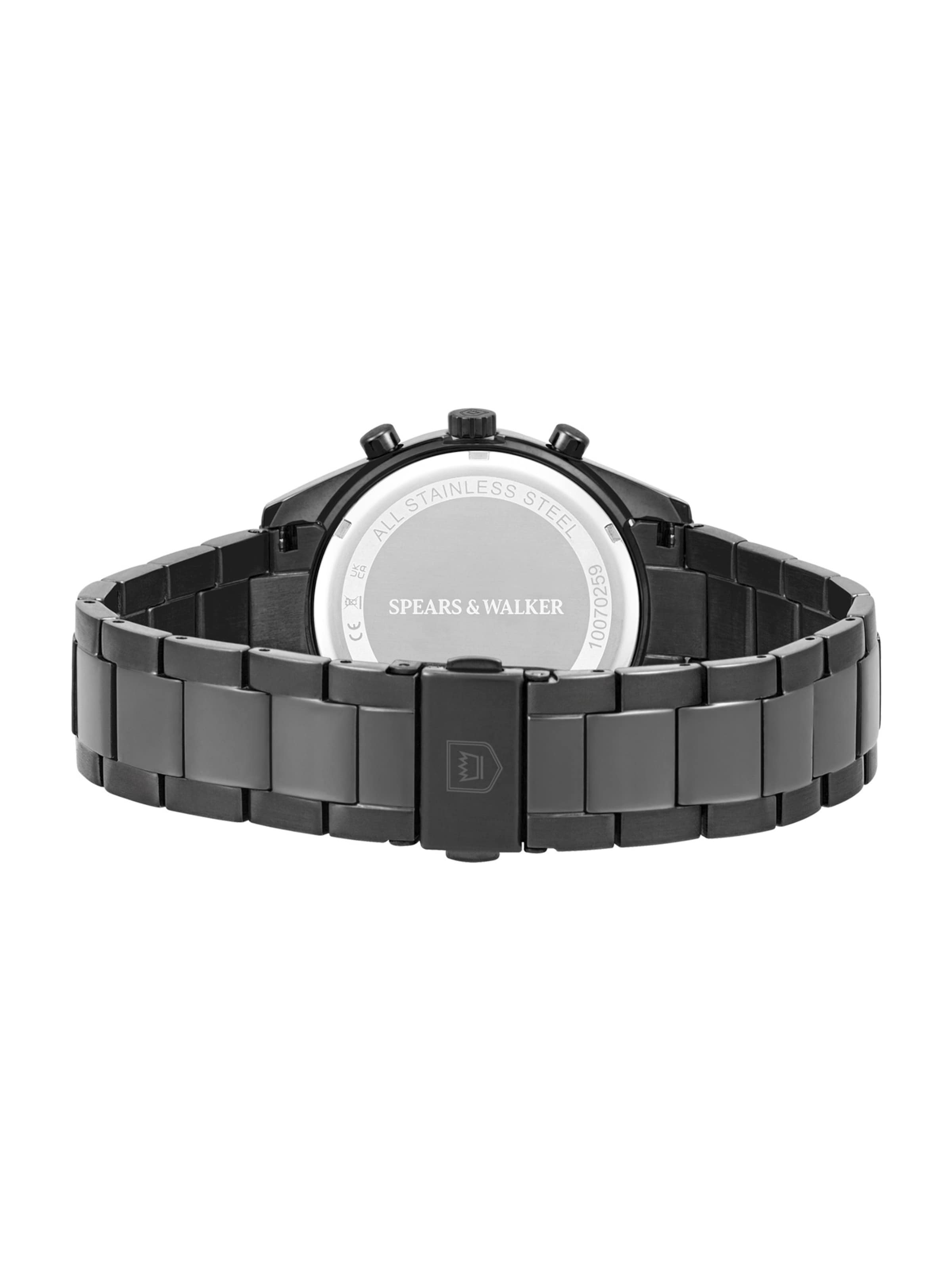 Orologio analogico di Spears & Walker in nero