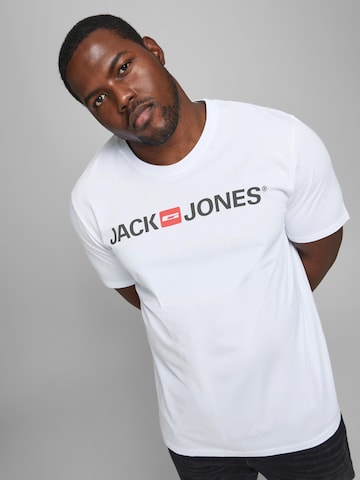 balts Jack & Jones Plus T-Krekls