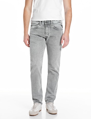 REPLAY Regular Jeans in Grey: front