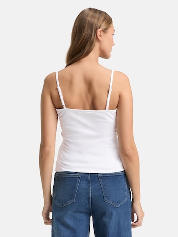 TOM TAILOR DENIM Top in Wit