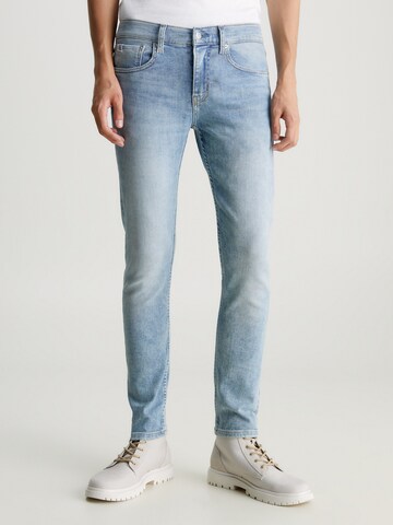 Calvin Klein Jeans Skinny Jeans 'SKINNY' in Blauw: voorkant