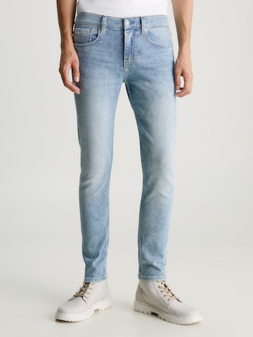 Calvin Klein Jeans - Skinny Calças de ganga em azul: frente