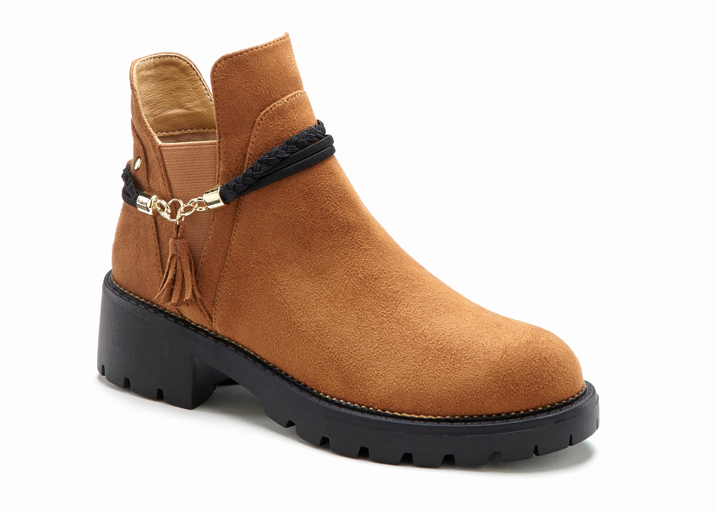 LASCANA Chelsea boty – hnědá