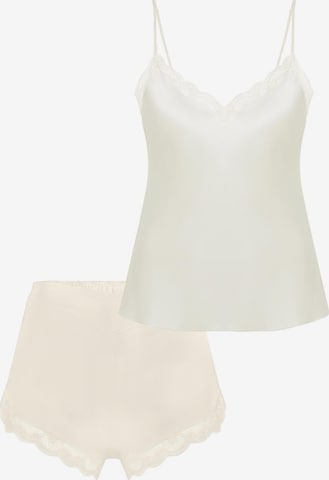 Simone Perele Pyjama 'Love Me' in Weiß: Vorderseite