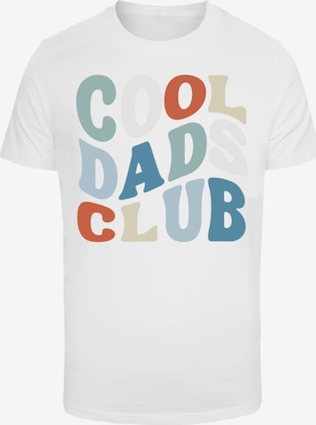 F4NT4STIC Shirt 'Cool Dads Club' in Wit: voorkant