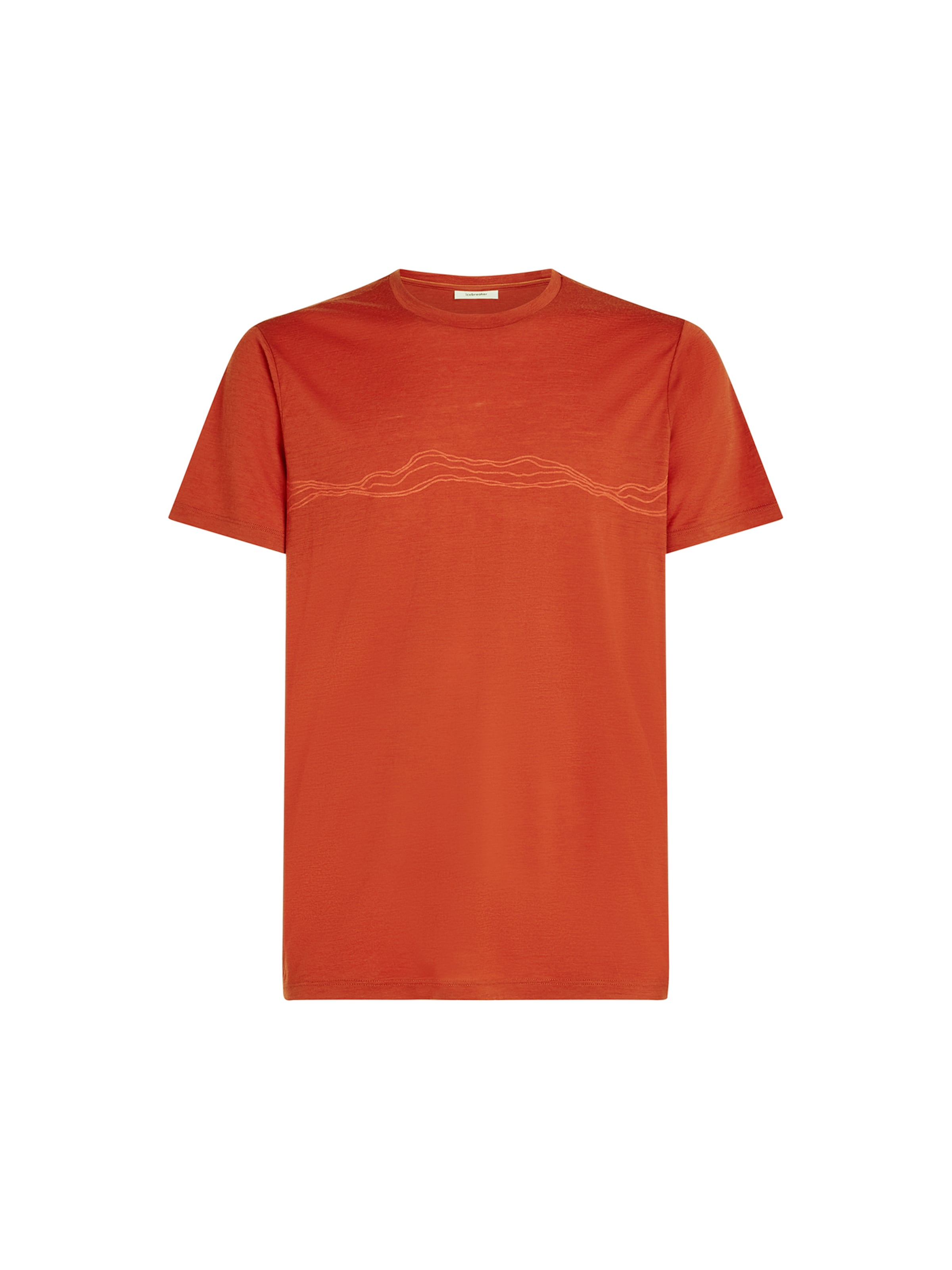 oranžinė ICEBREAKER Sportiniai marškinėliai 'TechLite': priekis
