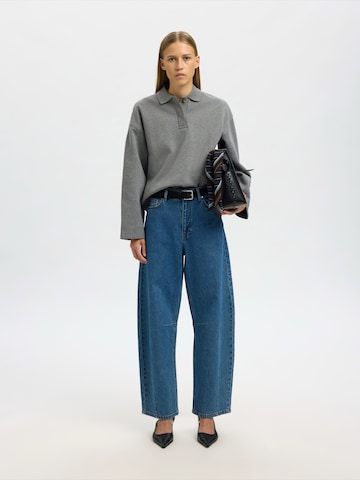 SELECTED - Jersey 'SLFARI GIA' en gris