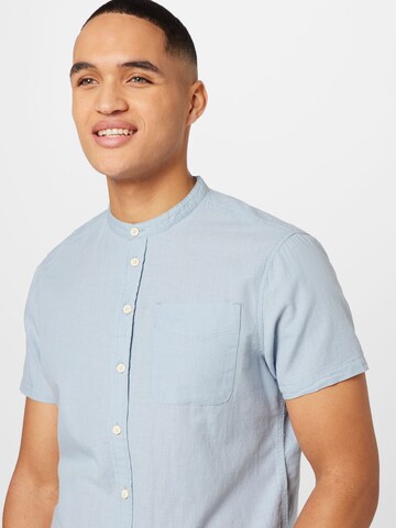 BLEND Regular fit Button Up Shirt in Blue