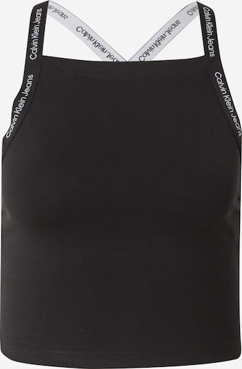 Calvin Klein Jeans Haut en noir / blanc, Vue avec produit