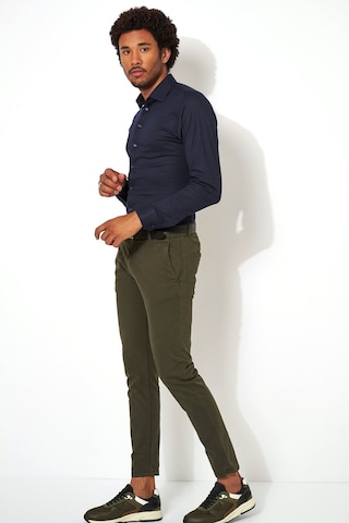 DESOTO Slim fit Overhemd in Blauw