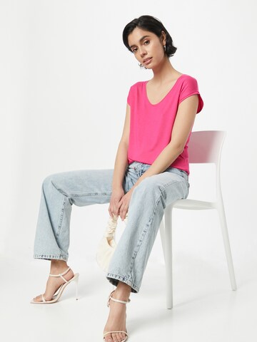 T-shirt 'Billo' PIECES en rose