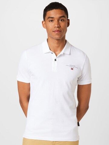 NAPAPIJRI Poloshirt 'ELBAS' in Weiß: Vorderseite