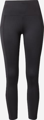 COLUMBIA Skinny Workout Pants in Black: front