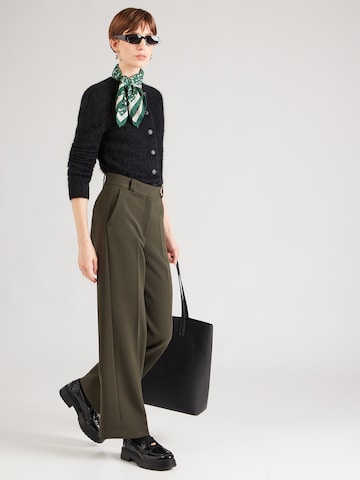 & Other Stories Широкий Плиссированные брюки в Зеленый