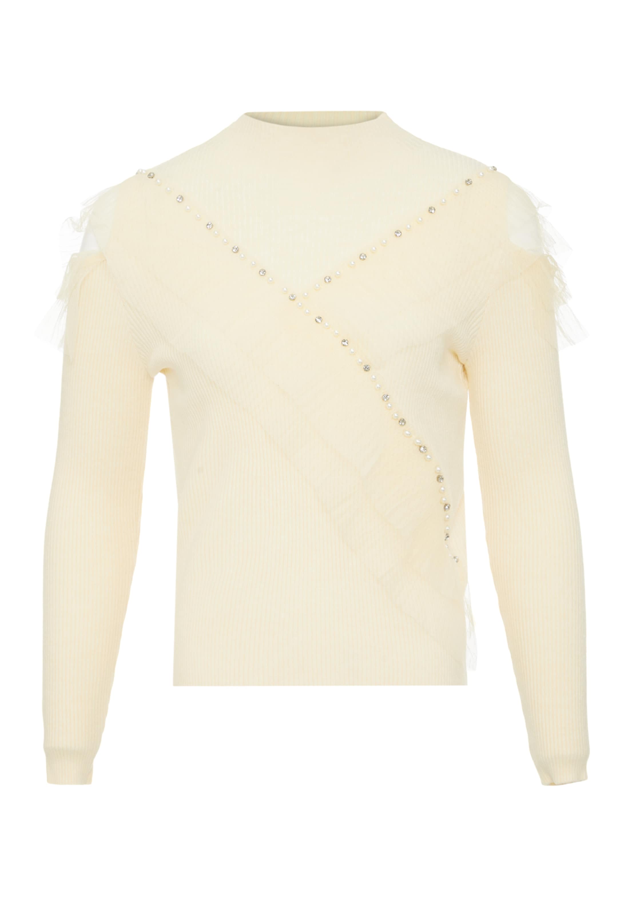 bling bling by leo Sweater in White: front