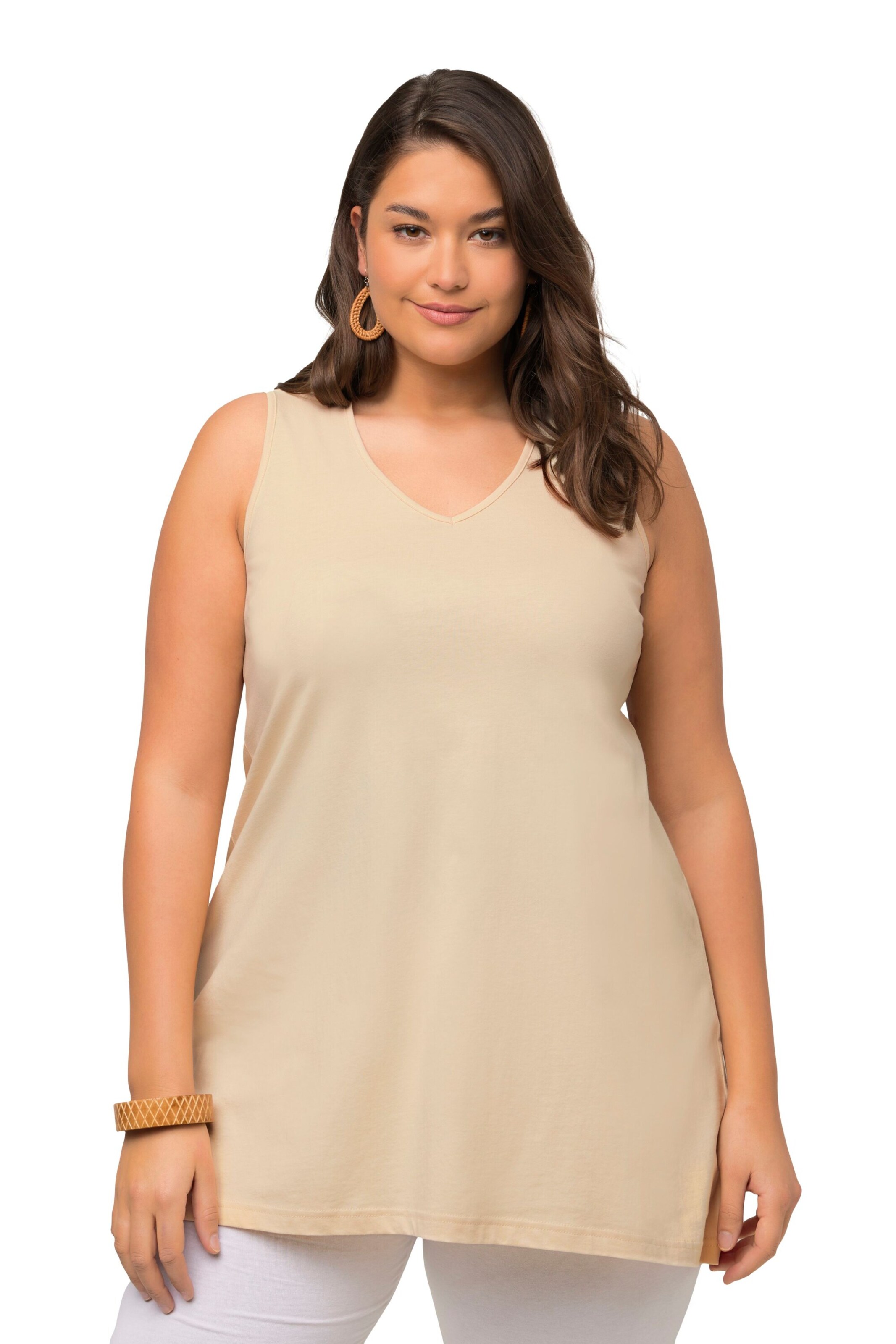 Ulla Popken Shirt in Beige: front