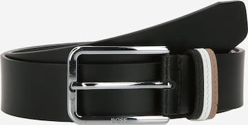 Ceinture 'Calis' BOSS en noir : devant