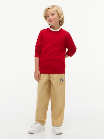 TOMMY HILFIGER Pullover in Rot