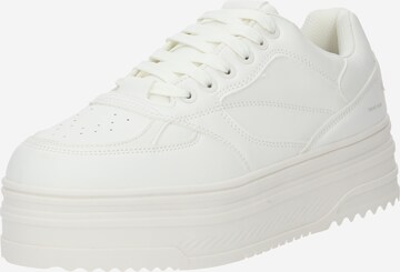 Bershka Sneakers laag in Wit: voorkant