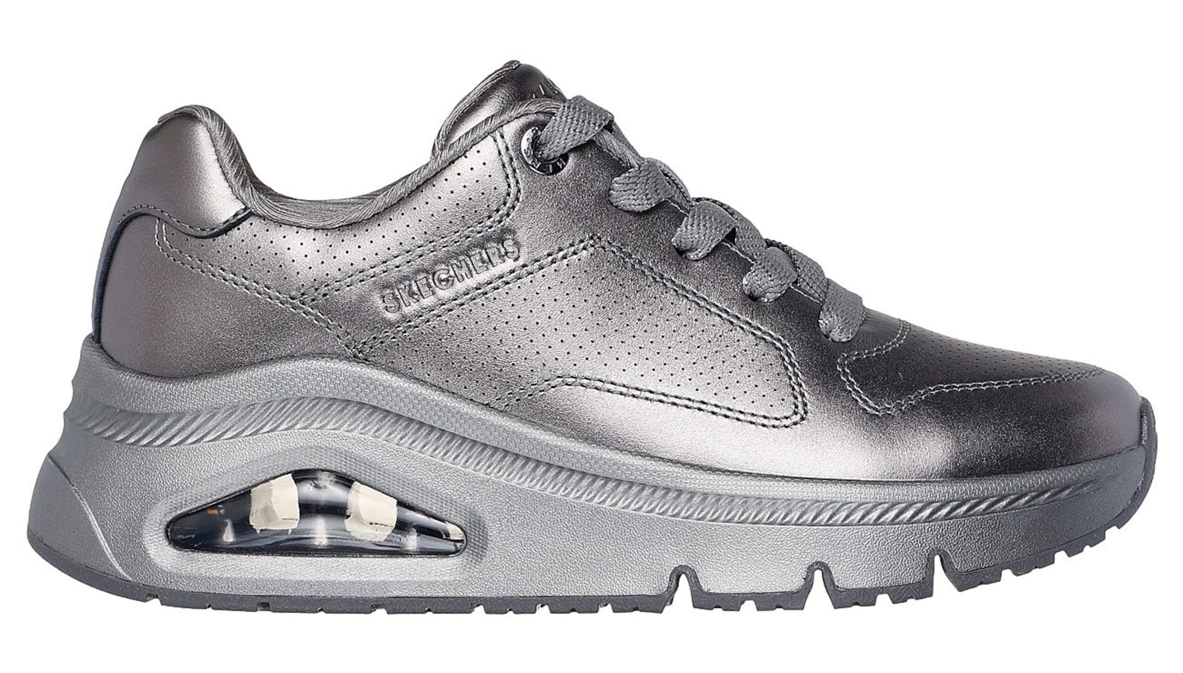 SKECHERS Platform trainers in Silver