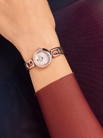 FURLA Analog Watch 'ARCO' in Green: front
