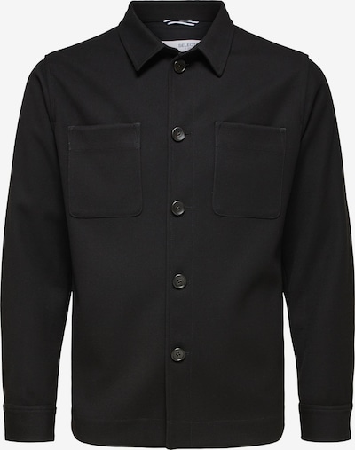 SELECTED HOMME Tussenjas 'Benjamin' in de kleur Zwart, Productweergave