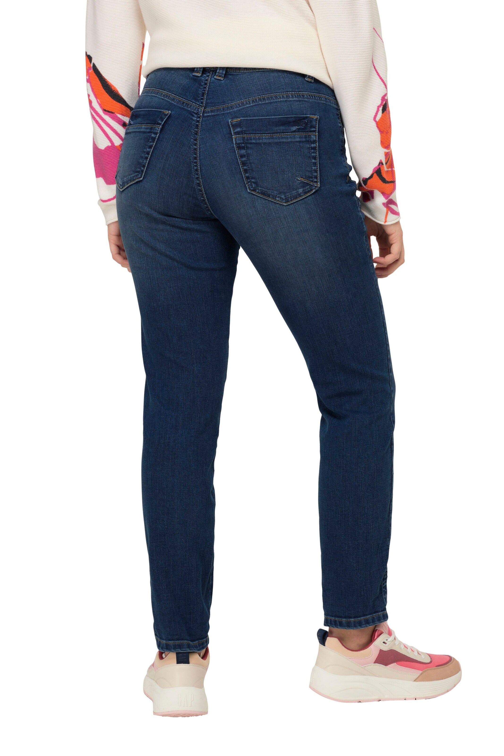 LAURASØN Slimfit Jeans in Blau