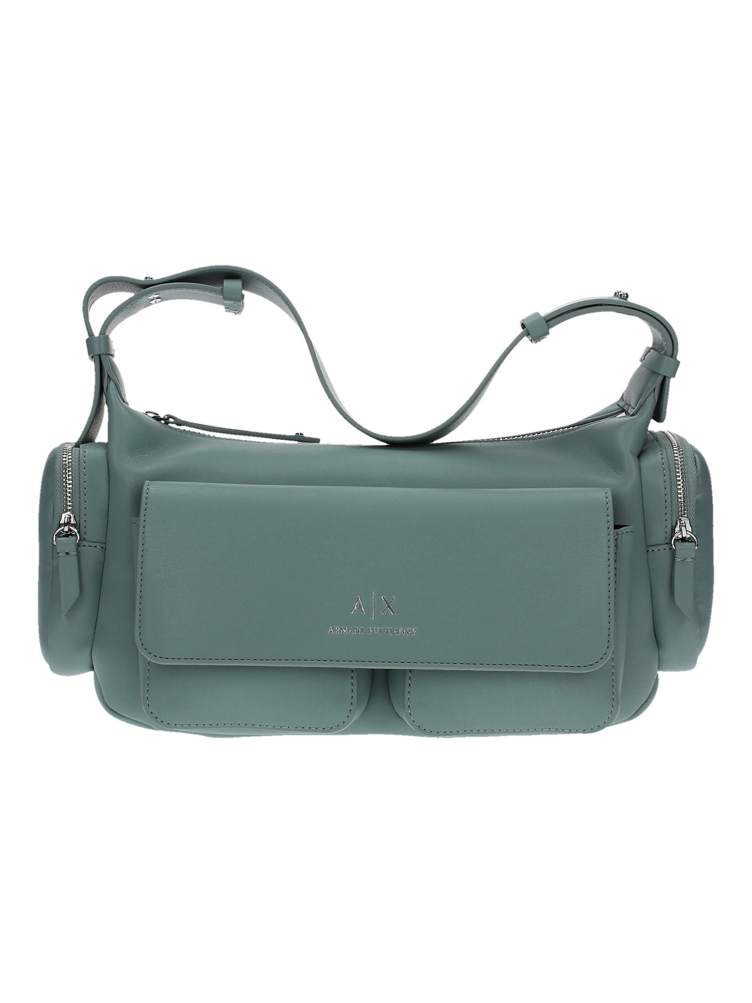 Borsa a mano 'XW000404 AF12589' di ARMANI EXCHANGE in verde: frontale