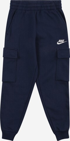 Nike Sportswear Pants in Blue: front