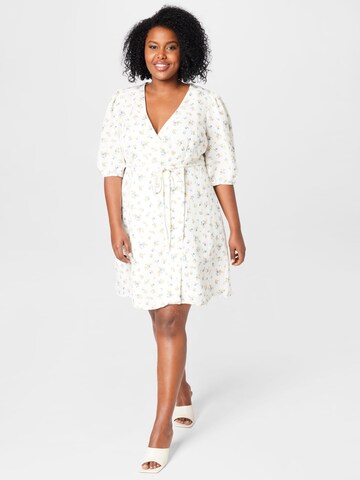 Forever New Curve Shirt Dress 'Olivia' in White: front