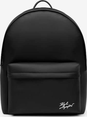 Karl Lagerfeld Rucksack in Schwarz: Vorderseite