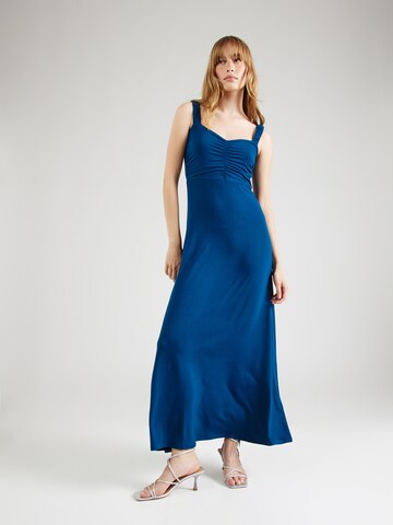 rosemunde - Vestido em azul: frente