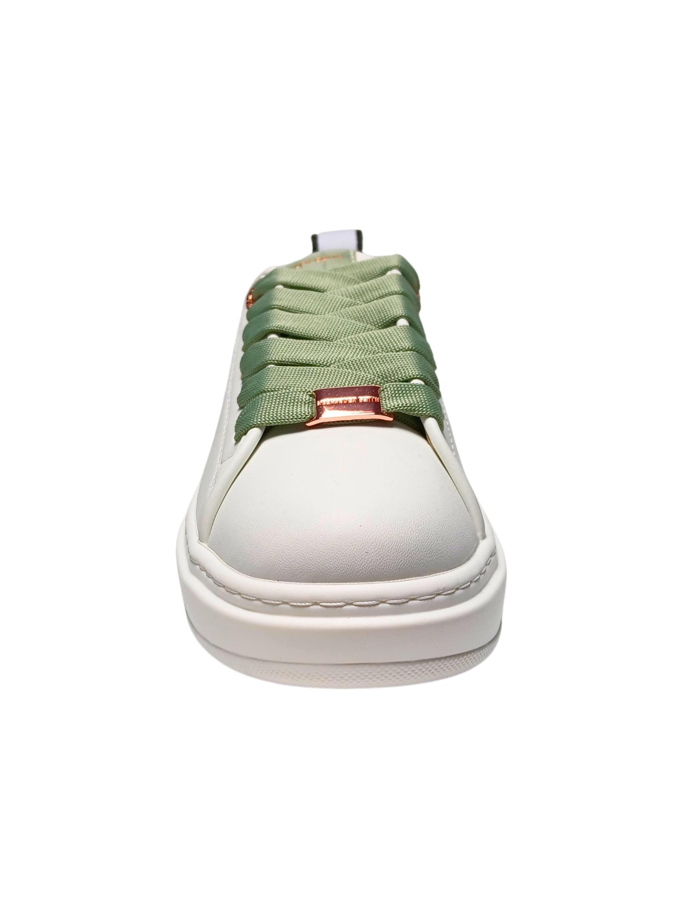 Alexander Smith Platform trainers in White