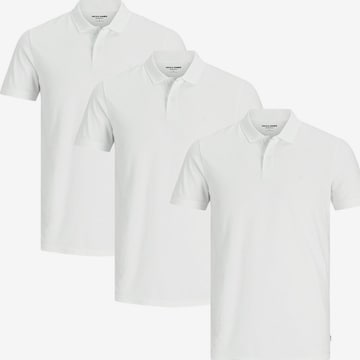 JACK & JONES Shirt 'Basic' in White: front