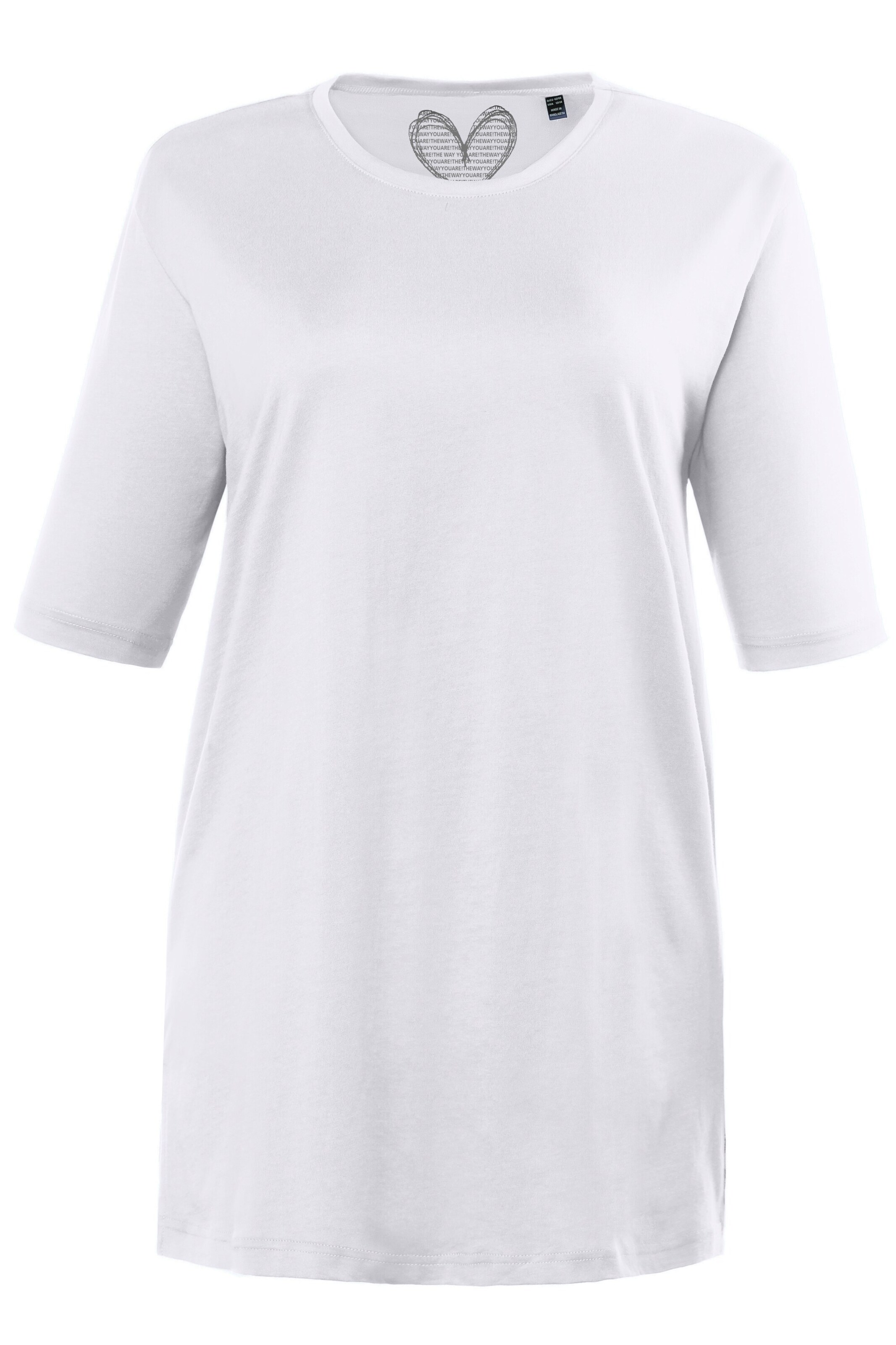 Ulla Popken Shirt in Weiß: Vorderseite