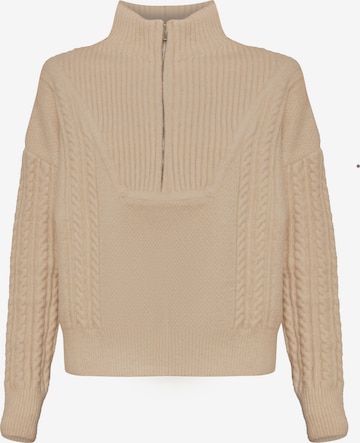 Chi Chi London Sweater in Beige: front