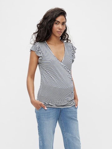 MAMALICIOUS Shirt 'GISELE' in Blue: front